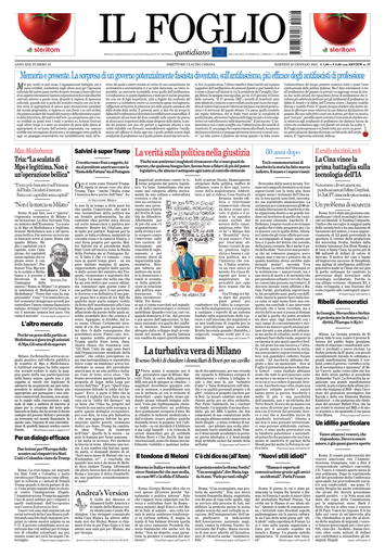 Prima-pagina-il foglio-messina-edizione-di-oggi-28-01-2025